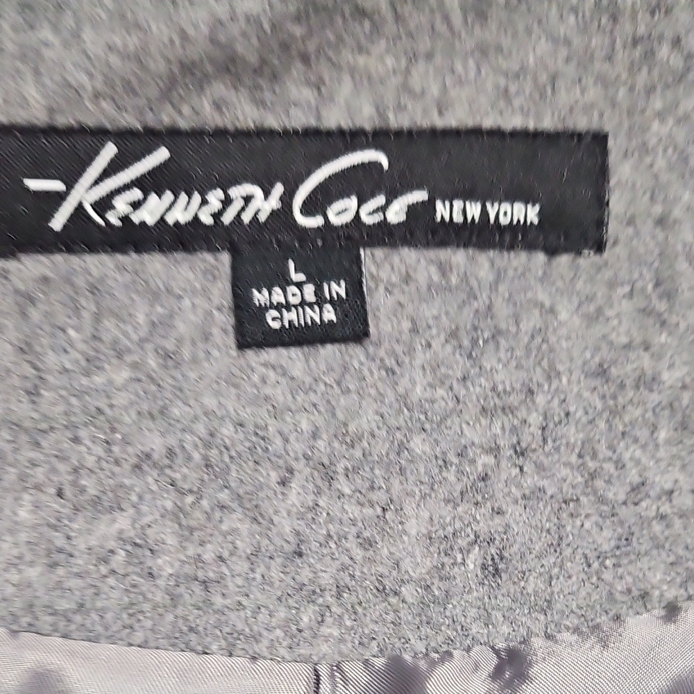 Kenneth Cole New York Blue Pea Coat - Picture 11 of 14